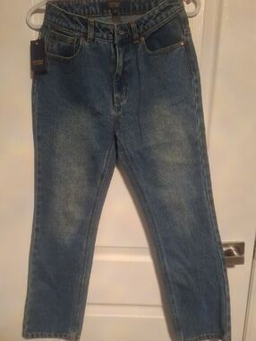 Cavalli Class Men's Slim Straight Blue Denim Jeans